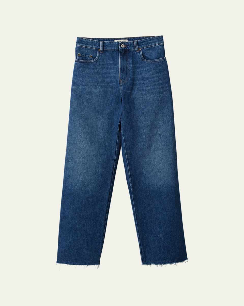 Mid-Rise Oversized Jeans